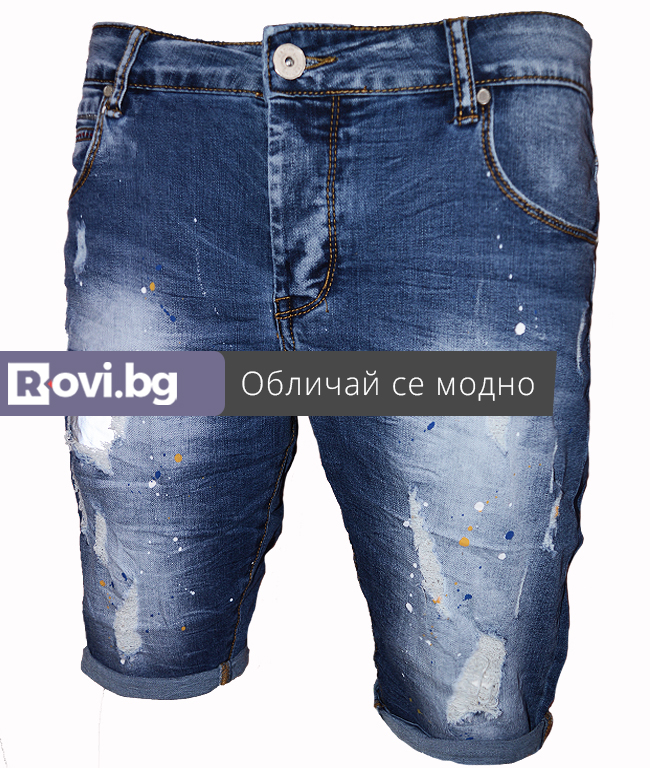 Къси мъжки дънки X05 Къси мъжки дънки X05